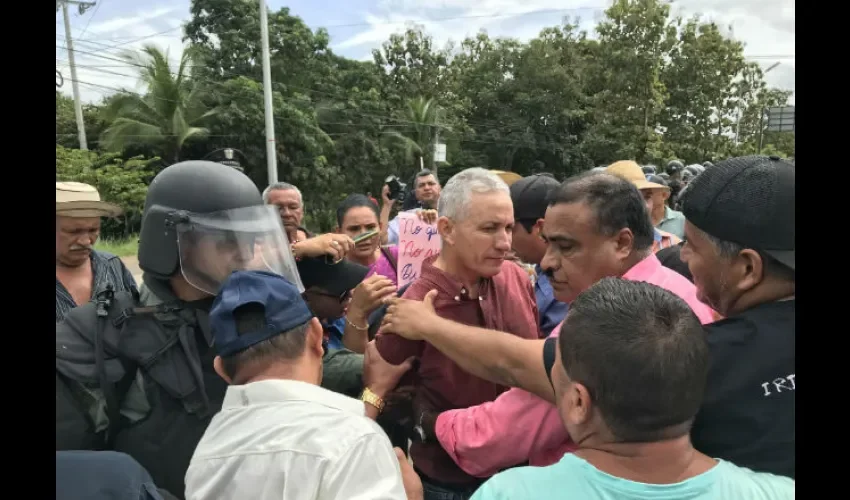 Protesta en Veraguas.