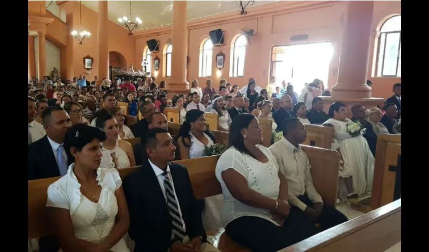 Boda masiva en Alanje de Chiriquí.