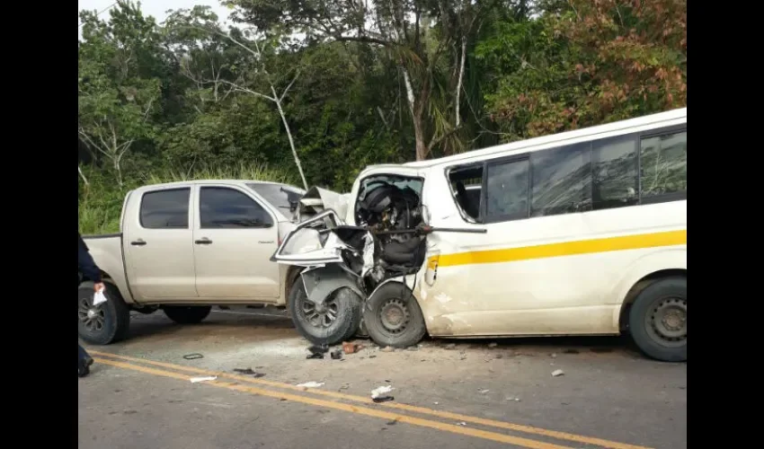 Accidente de tránsito en Panamá Este. 