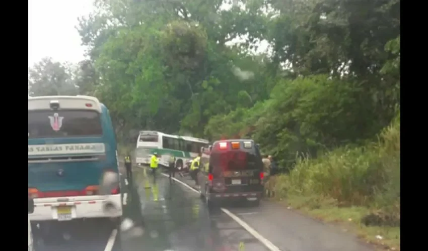 Accidente de tránsito en Avenida Omar Torrijos.