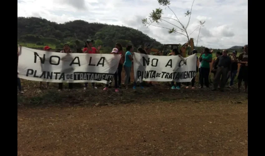 Foto ilustrativa del área de la protesta. 