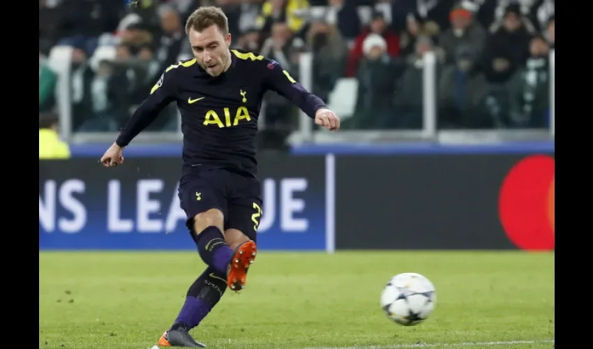 El jugador Christian Eriksen. Foto: AP