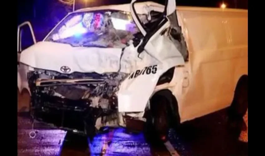 Foto ilustrativa del accidente. 