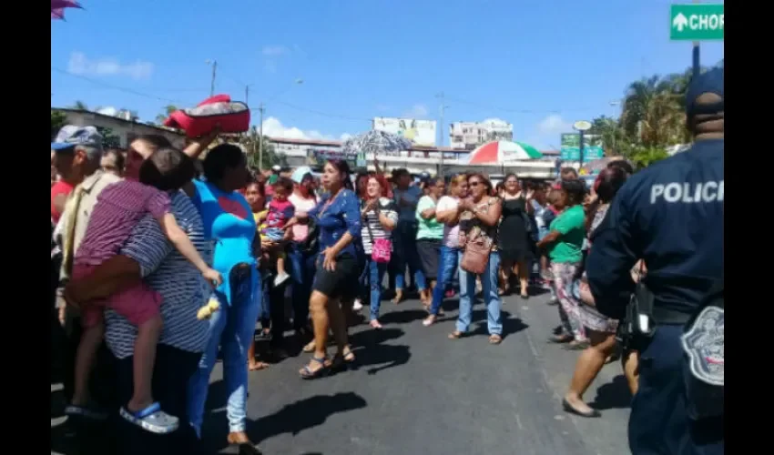 Foto ilustrativa de la manifestación. 