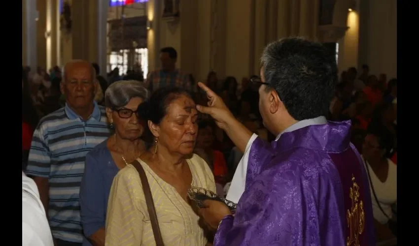 Con el Miércoles de Ceniza se da inicio a la Cuaresma.Fotos: Jesús Simmons