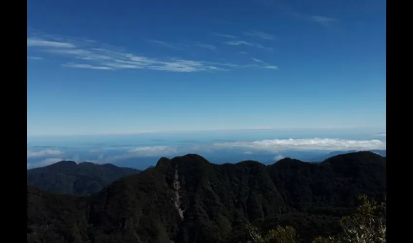 En días soleados se pueden apreciar los océanos Atlántico y Pacífico. Foto: Cortesía