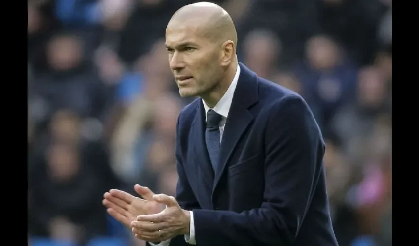 El entrenador Zinedine Zidane. Foto: EFE