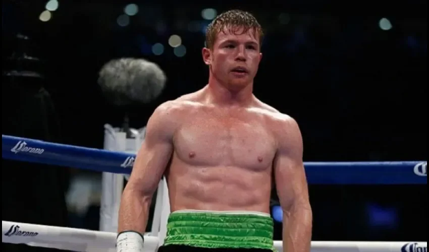 El  boxeador mexicano Canelo Álvarez.