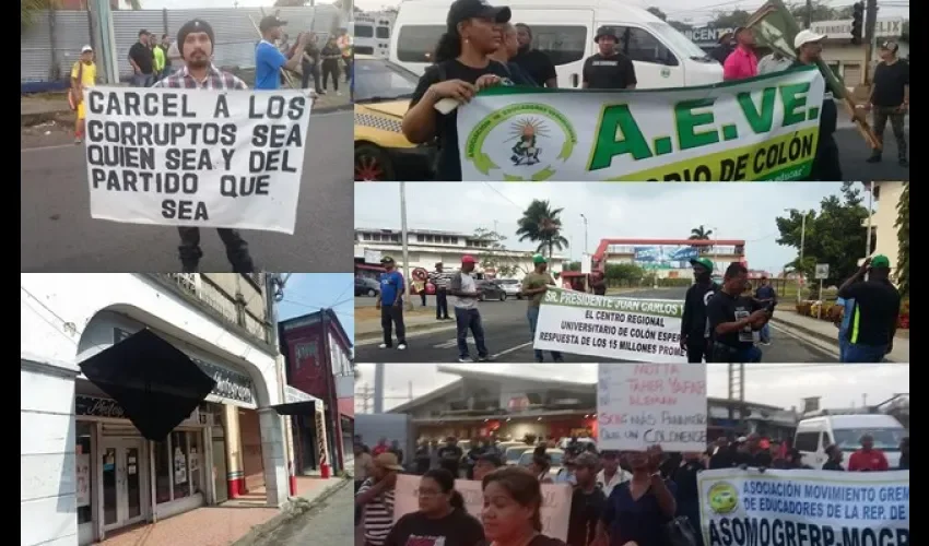 Foto ilustrativa de la caminata realizada en Colón. Fotos: Diómedes Sánchez S. 