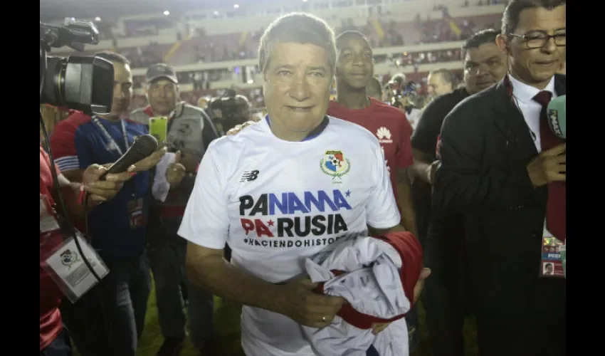 El técnico colombiano Hernán Gómez. Foto: Anayansi Gamez