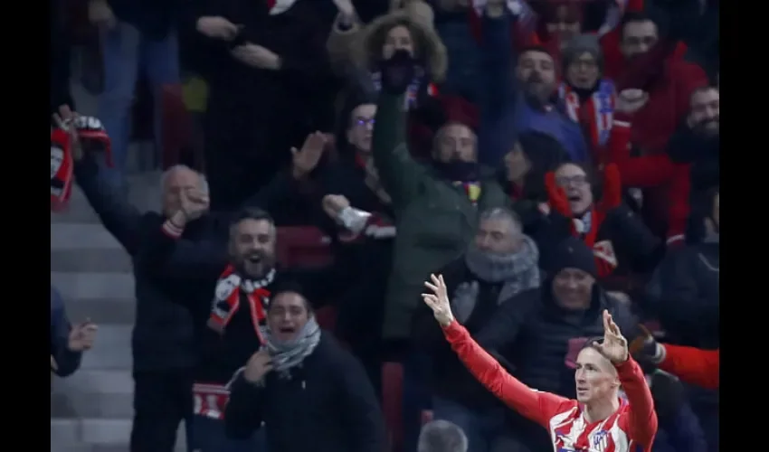 El jugador del Atlético de Madrid, Fernando Torres. Foto: EFE