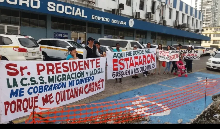 Aseguran que se mantendrán firmes hasta conseguir respuesta. Foto: Cortesía