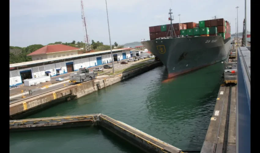 Foto ilustrativa del Canal de Panamá. 