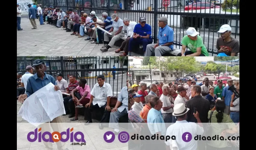 Los abuelos aseguran que seguirán firmes con su anteproyecto. Foto: Roberto Barrios