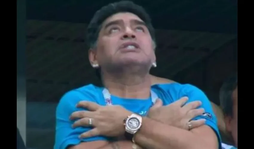 Foto ilustrativa de Armando Maradona. 