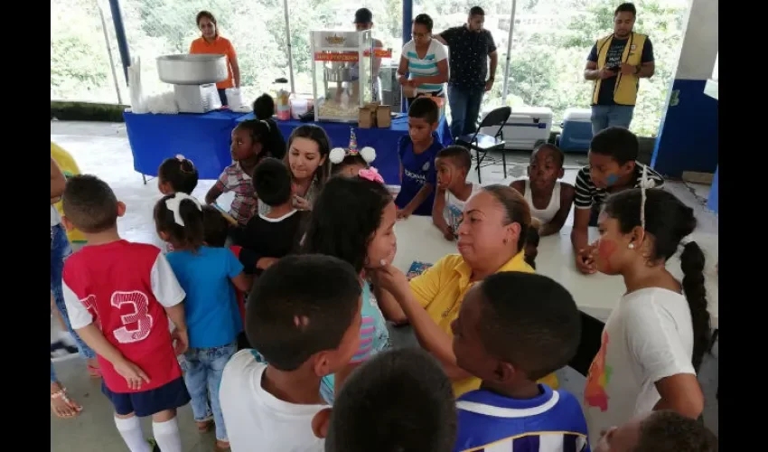 Los niños la pasaron muy bien. Foto: Cortesía