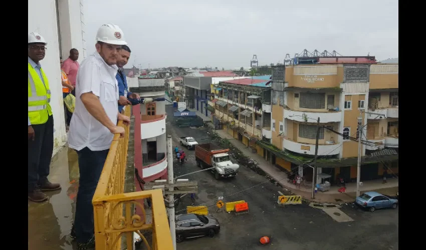 Admitió que hay retrasos en la obra. Foto: Diómedes Sánchez