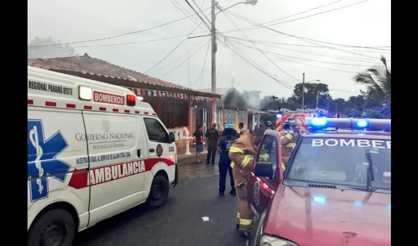 Incendio en Panamá Oeste. 