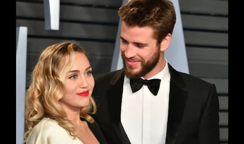 Miley Cyrus y  Liam Hemsworth