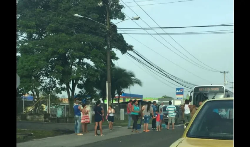 Protesta en Chilibre.