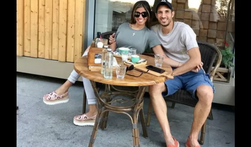 Jaime Penedo y Angie Malca./ Instagram