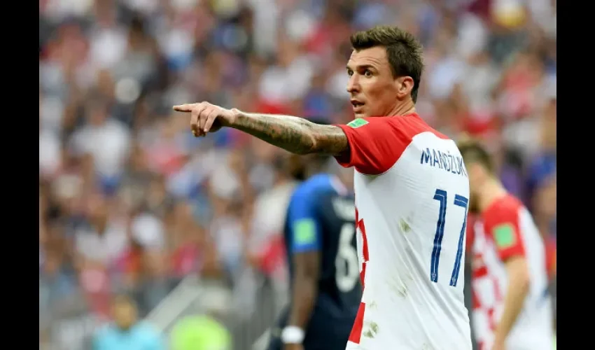 Mario Mandzukic fue vital para Croacia en el Mundial de Rusia 2018.