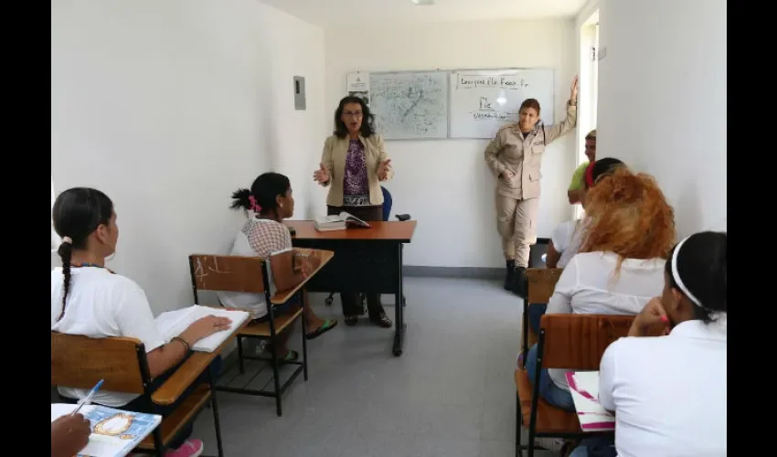 La charla fue muy positiva y emotiva para las participantes. Foto: Cortesía