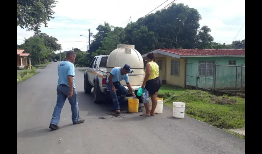 Falta de agua en Parita. 