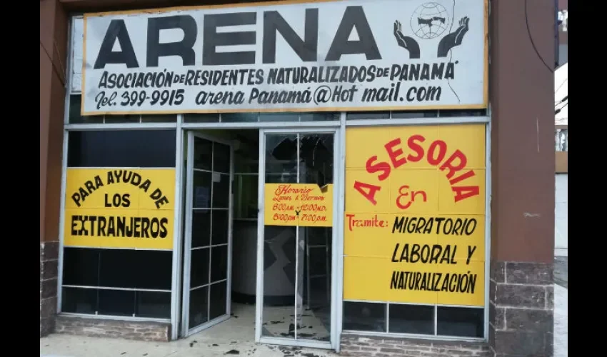 Oficinas de la Asociación de Residentes Naturalizados de Panamá.