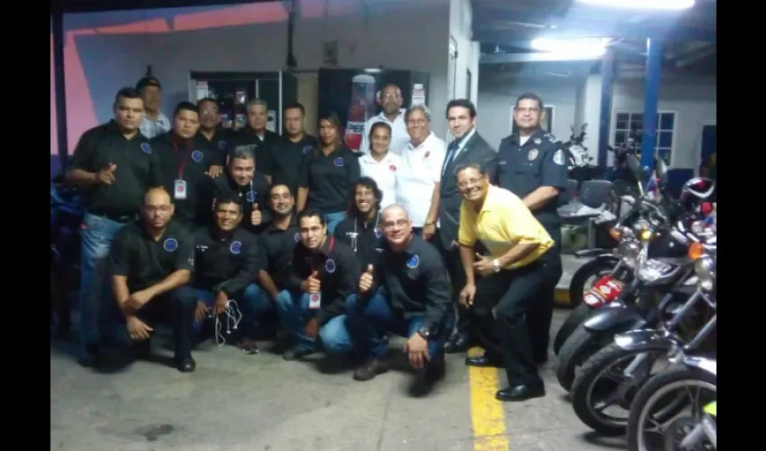 Motorizados Vigilantes Los 33 apoyarán a la Policía con la seguridad. Foto: Cortesía