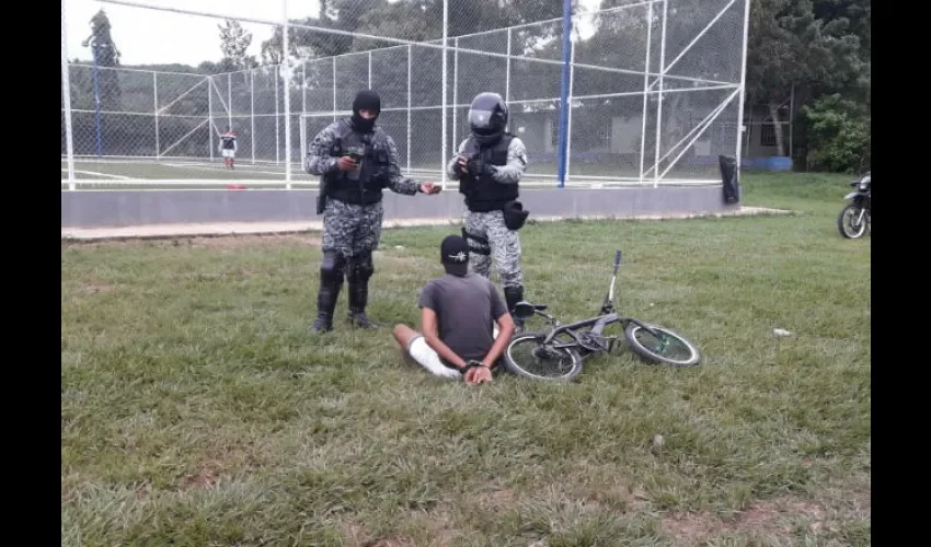 Foto ilustrativa del detenido en La Chorrera. 