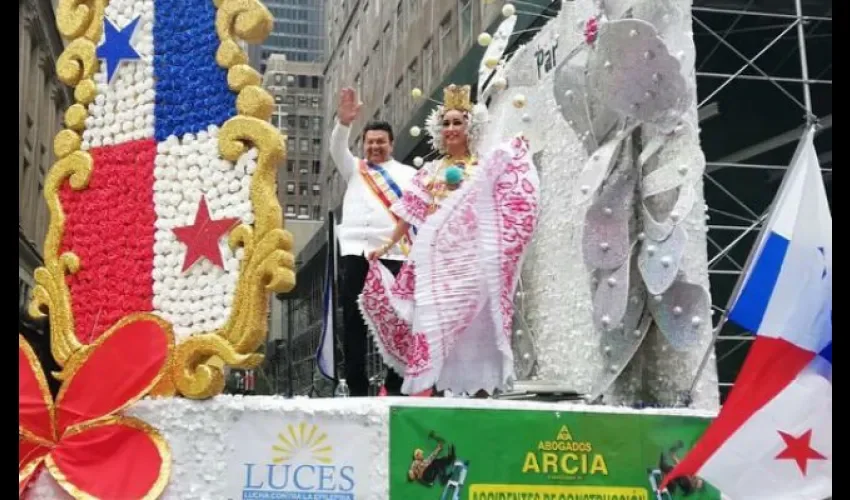 El músico se destacó en la desfile. Foto: Instagram