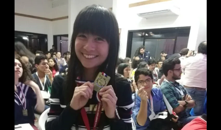 Patricia Chong, es estudiante del Colegio Chino-Panameño. Foto: Cortesía