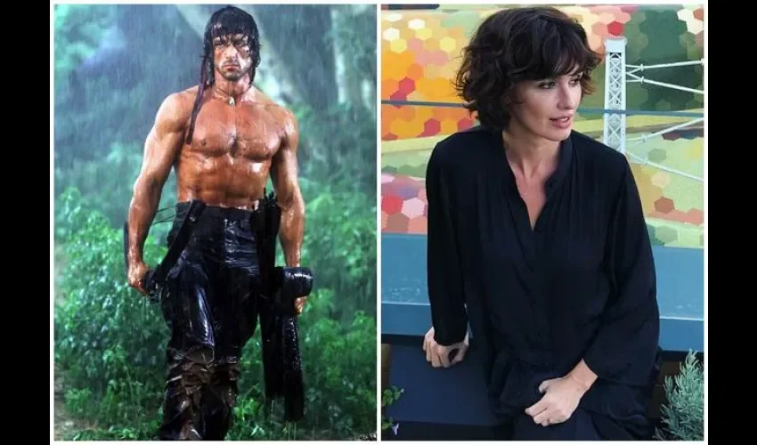 Sylvester Stallone y Paz Vega. 