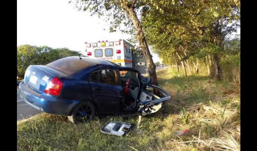 Accidente de tránsito en Coclé. 