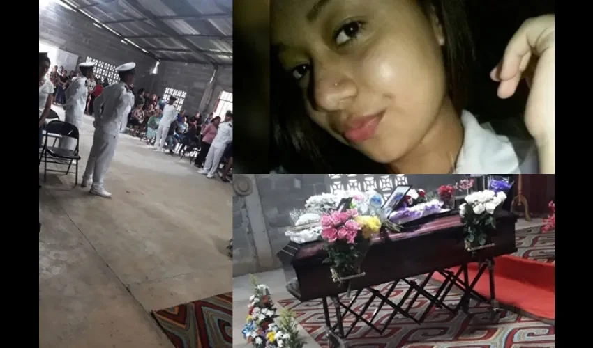 Dan último adiós a Zulay en el Cementerio de La Mitra, ubicado en La Chorrera. Foto Cortesía