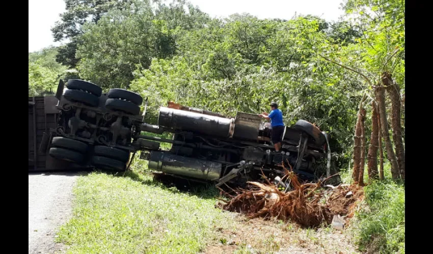 Foto ilustrativa del accidente de tránsito. 