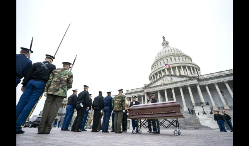 El miércoles rendirán homenaje al expresidente George H.W. Bush