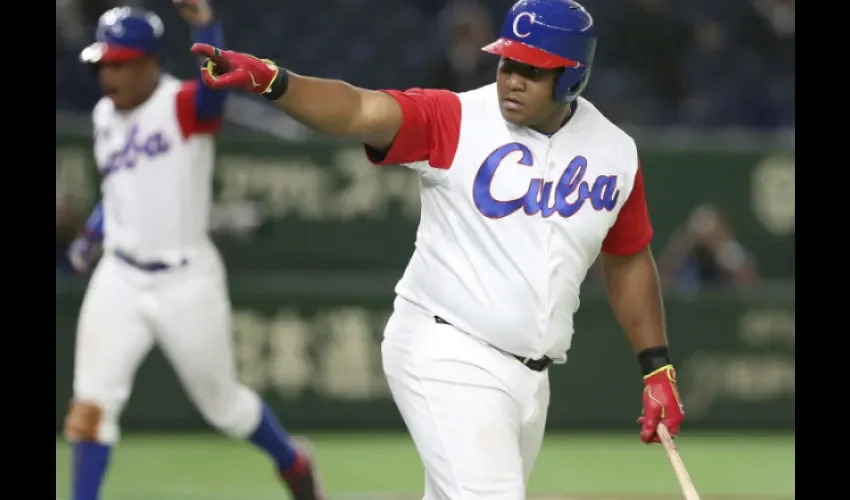 Alfredo Despaigne es uno de los mejores bateadores de la selección de Cuba.