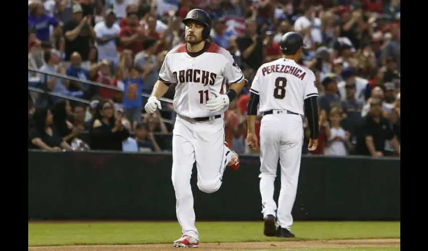 A.J. Pollock jugó siete temporadas con los Diamondbacks de Arizona.