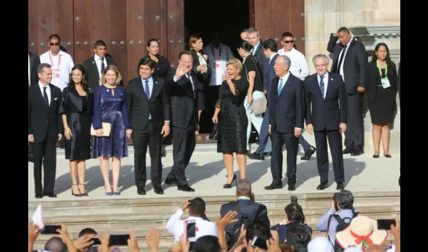 Presidentes de Colombia, Costa Rica, El Salvador, Guatemala, Honduras y Portugal en la Jornada Mundial de la Juventud.