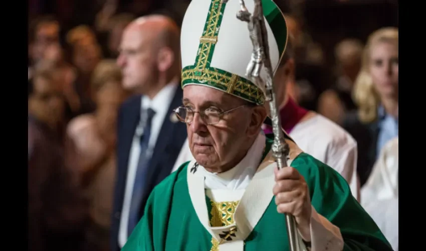 Cuidar al papa, fue una labor de toda la Fuerza Pública. Foto: Jesús Simmons