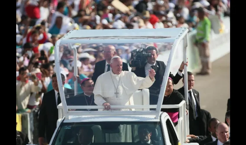 El santo padre durante una visita en México. Foto: EFE