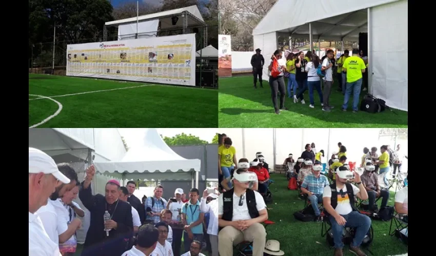 Los visitantes salían emocionados de la experiencia vivida en el parque temático. Fotos: Jean Carlos Díaz