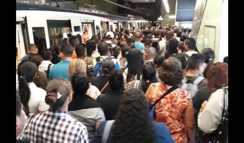 Así quedaron las estaciones del metro. Foto: Cortesía