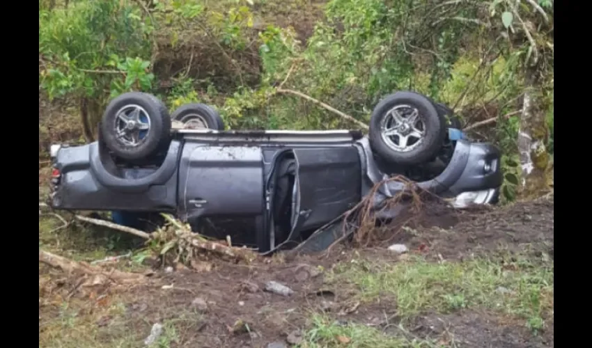 Foto ilustrativa del área del accidente. 