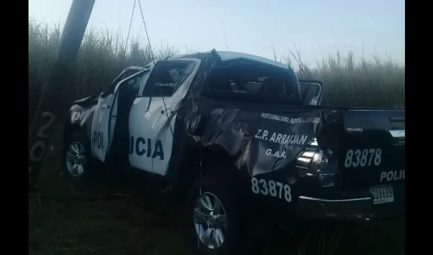 Foto ilustrativa del área del accidente. 