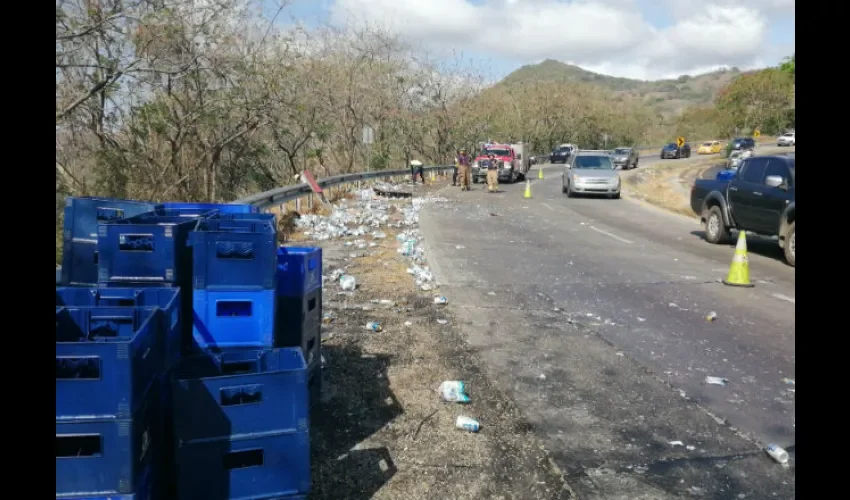 Foto ilustrativa del área del accidente. 