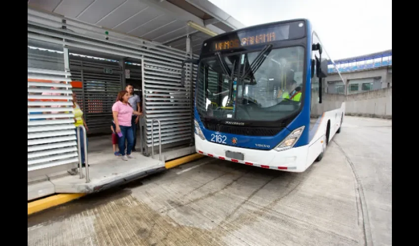 Foto ilustrativa del servicio de transporte. 