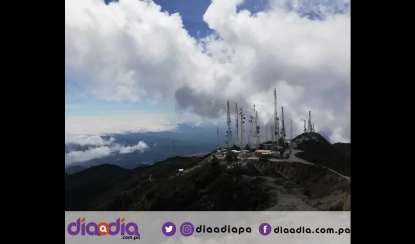 La vista desde lo alto del volcán es espectacular. Foto: Cortesía